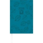 Cover-Bild zum Titel 'Buchkalender türkis 2026 - Bürokalender 14,5x21 cm - 1 Tag auf 1 Seite - Kartoneinband, Recyclingpapier - Stundeneinteilung 7 - 19 Uhr - 876-0717' von ''