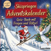 Cover-Bild zum Titel 'Skispringen-Adventskalender: Quiz-Buch mit Fragen und Rätsel' von 'Schlauvento Interactive'