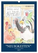 Cover-Bild zum Titel '"NEUIGKEITEN" Mecklenburger Landhuhn (Wandkalender 2027 DIN A3 hoch), CALVENDO Monatskalender' von 'Martina Boldt'