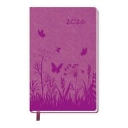 Trötsch Taschenkalender A6 Soft Touch Blumen 2026 - 