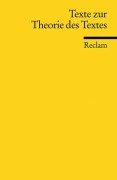 Cover-Bild zum Titel 'Texte zur Theorie des Textes' von ''