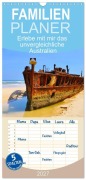 Cover-Bild zum Titel 'Familienplaner 2027 - Erlebe mit mir das unvergleichliche Australien mit 5 Spalten (Wandkalender, 21 x 45 cm) CALVENDO' von 'Nadine Büscher'