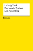 Cover-Bild zum Titel 'Der blonde Eckbert · Der Runenberg. Märchen' von 'Ludwig Tieck'