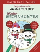 Cover-Bild zum Titel 'Bezaubernde Ausmalbilder Malen nach Zahlen - Winter-Weihnachten' von 'Sannah Hinrichs'