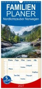 Cover-Bild zum Titel 'Familienplaner 2027 - Nordlichtzauber Norwegen mit 5 Spalten (Wandkalender, 21 x 45 cm) CALVENDO' von 'Steffen Gierok-Latniak'