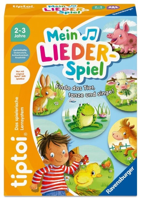 tiptoi® Mein Lieder-Spiel - ab 2 Jahre - 