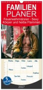 Cover-Bild zum Titel 'Familienplaner 2027 - Feuerwehrmänner - Sexy Körper und heiße Flammen mit 5 Spalten (Wandkalender, 21 x 45 cm) CALVENDO' von 'Mb Fotografie'