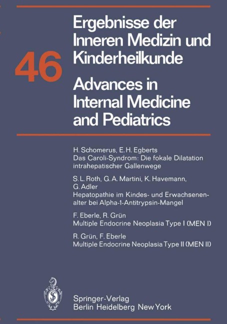 Ergebnisse der Inneren Medizin und Kinderheilkunde / Advances in Internal Medicine and Pediatrics - P. Frick, G. -A. von Harnack, A. Prader, G. A. Martini, K. Kochsiek