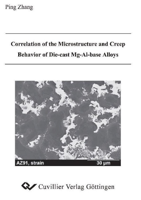 Correlation of the Microstructure and Creep Behavior of Die-cast Mg-Al-base Alloys - 