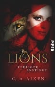 Cover-Bild zum Titel 'Lions - Feuriger Instinkt' von 'G. A. Aiken'