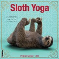 Sloth Yoga 2025 7 X 7 Mini Wall Calendar - Willow Creek Press