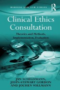 Cover-Bild zum Titel 'Clinical Ethics Consultation' von 'John-Stewart Gordon'