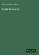 Cover-Bild zum Titel 'Jungfer Immergrün' von 'Ernst Von Wildenbruch'