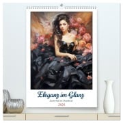Eleganz im Glanz. Zauberhaft im Abendkleid (hochwertiger Premium Wandkalender 2026 DIN A2 hoch), Kunstdruck in Hochglanz - Rose Hurley