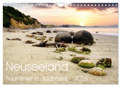 Cover-Bild zum Titel 'Neuseeland Trauminsel im Südpazifik (Wandkalender 2026 DIN A4 quer), CALVENDO Monatskalender' von 'NZ. Photos Harald Hochmann'