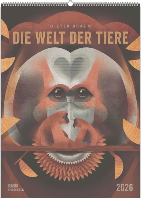 Dieter Braun: Die Welt der Tiere 2026 - Wandkalender - Format 50x70 cm - 