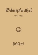 Cover-Bild zum Titel 'Die Erziehungsanstalt Schnepfenthal 1784-1934' von 'Johannes Ludolf Müller, Friedrich Ausfeld'