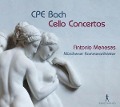 Cover-Bild zum Titel 'Cpe Bach: Cello Concertos Wq170,171,172' von 'Antonio MenesesMunich Chamber Orchestra'