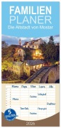 Cover-Bild zum Titel 'Familienplaner 2026 - Die Altstadt von Mostar mit 5 Spalten (Wandkalender, 21 x 45 cm) CALVENDO' von ''