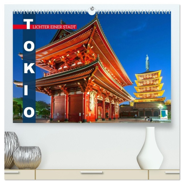 Tokio: Lichter einer Stadt (hochwertiger Premium Wandkalender 2026 DIN A2 quer), Kunstdruck in Hochglanz - Calvendo Calvendo