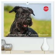 Cover-Bild zum Titel 'Treuer Freund Riesenschnauzer (hochwertiger Premium Wandkalender 2026 DIN A2 quer), Kunstdruck in Hochglanz' von 'Sigrid Starick'