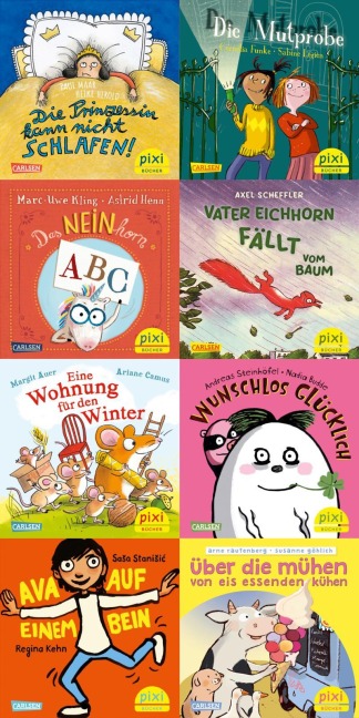 Pixi-Box 295: Beliebte Autor*innen gratulieren Pixi (8x8 Exemplare) - diverse