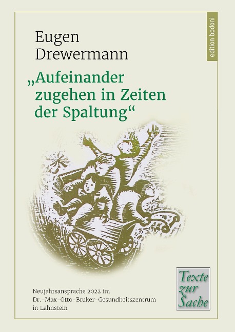 "Aufeinander zugehen in Zeiten der Spaltung" - Eugen Drewermann