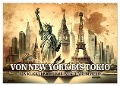 Von New York bis Tokio - Ein KI-Kalender für Weltenbummler (Wandkalender 2025 DIN A2 quer), CALVENDO Monatskalender - Artefacti Artefacti