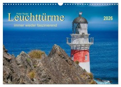 Cover-Bild zum Titel 'Leuchtürme - immer wieder faszinierend (Wandkalender 2026 DIN A3 quer), CALVENDO Monatskalender' von 'Peter Roder'