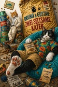 Cover-Bild zum Titel 'Bruno & Gustav: Zwei seltsame Kater' von 'Dirk Schnelle-Walka'