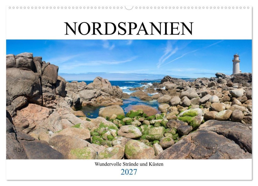 Nordspanien - Wundervolle Strände und Küsten (Wandkalender 2027 DIN A2 quer), CALVENDO Monatskalender - Pixs:Sell