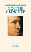 Cover-Bild zum Titel 'Gedichte 1756-1799' von 'Johann Wolfgang Goethe'