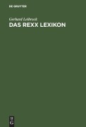 Cover-Bild zum Titel 'Das REXX Lexikon' von 'Gerhard Leibrock'