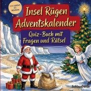 Cover-Bild zum Titel 'Insel Rügen-Adventskalender: Quiz-Buch mit Fragen und Rätsel' von 'Schlauvento Interactive'