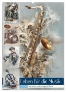 Cover-Bild zum Titel 'Leben für die Musik (Wandkalender 2026 DIN A2 hoch), CALVENDO Monatskalender' von 'Steffen Gierok-Latniak'