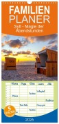 Cover-Bild zum Titel 'Familienplaner 2026 - Sylt - Magie der Abendstunden mit 5 Spalten (Wandkalender, 21 x 45 cm) CALVENDO' von 'Anne Fritzenwanker'