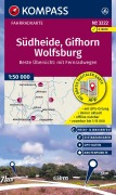 Cover-Bild zum Titel 'KOMPASS Fahrradkarte 3222 Südheide, Gifhorn, Wolfsburg mit Knotenpunkten 1:50.000' von ''