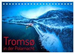 Cover-Bild zum Titel 'Tromsø in der Polarnacht (Tischkalender 2026 DIN A5 quer), CALVENDO Monatskalender' von 'Gerd-Uwe Neukamp'
