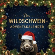 Cover-Bild zum Titel 'Der Wildschwein-Adventskalender' von 'Elias Schubert'