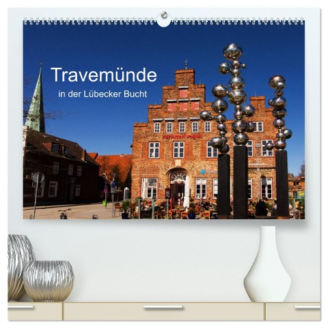 Travemünde in der Lübecker Bucht (hochwertiger Premium Wandkalender 2024 DIN A2 quer), Kunstdruck in Hochglanz - Tanja Riedel