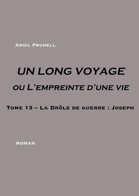 UN LONG VOYAGE ou L'empreinte d'une vie - Tome 13 - Ariel Prunell
