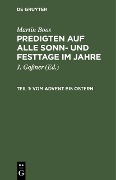 Cover-Bild zum Titel 'Vom Advent bis Ostern' von 'Martin Boos'