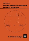 Cover-Bild zum Titel 'Vom NMR-Spektrum zur Strukturformel organischer Verbindungen' von ''