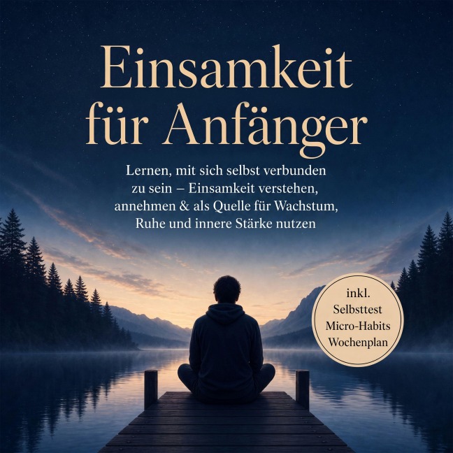 Einsamkeit für Anfänger: Lernen, mit sich selbst verbunden zu sein ¿ Einsamkeit verstehen, annehmen & als Quelle für Wachstum, Ruhe und innere Stärke nutzen ¿ inkl. Selbsttest Micro-Habits, Wochenplan - Daniel Keller
