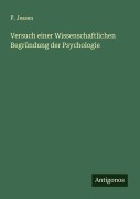 Cover-Bild zum Titel 'Versuch einer Wissenschaftlichen Begründung der Psychologie' von 'P. Jessen'