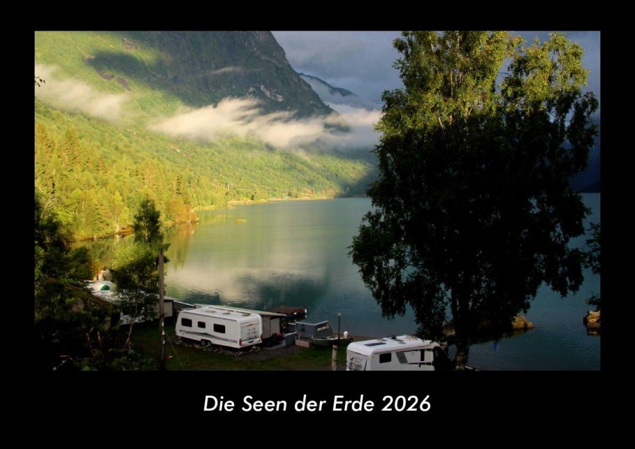 Die Seen der Erde 2026 Fotokalender DIN A3 - Tobias Becker