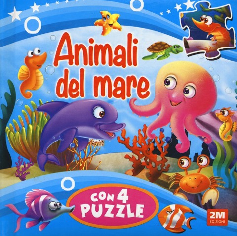 Animali del mare. Libro puzzle - 