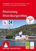 Cover-Bild zum Titel 'ROTHER Wanderführer Rheinsteig - RheinBurgenWeg. 34 Etappen auf den Weitwanderwegen rechts und links des romantischen Mittelrheins' von 'Jürgen Plogmann'