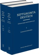 Cover-Bild zum Titel 'Septuaginta Deutsch. Erläuterungen und Kommentare' von ''