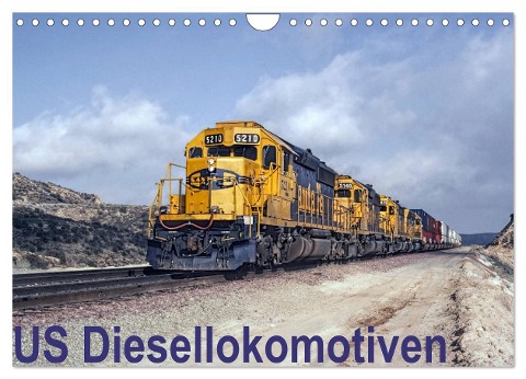 US Diesellokomotiven (Wandkalender 2025 DIN A4 quer), CALVENDO Monatskalender - Michael Schulz-Dostal